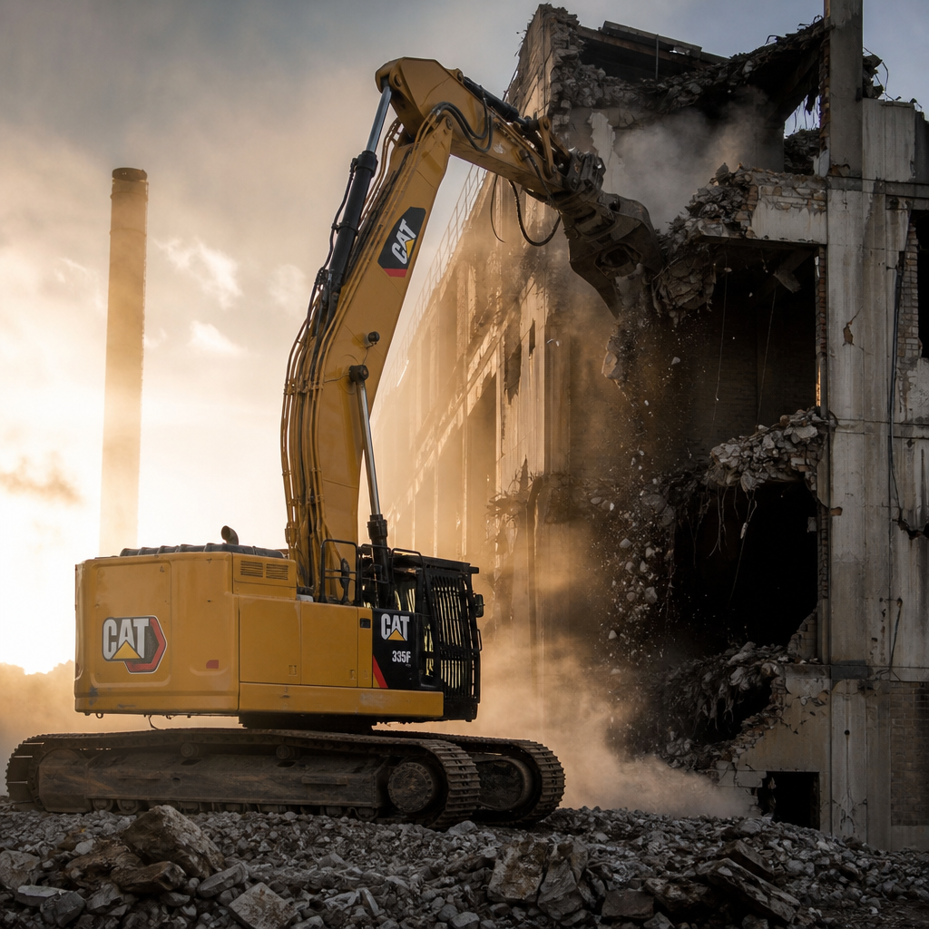 Controlled demolition project